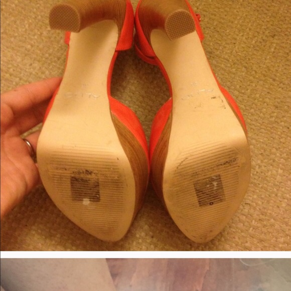 Aldo peep toe ankle strap heels sandals - Picture 3 of 4